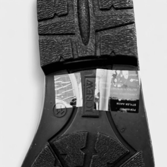 NIB JCrew Mercantile Chelsea Ankle Rain Boots Woman's sz 11 Black Lug Sole - Picture 6 of 13